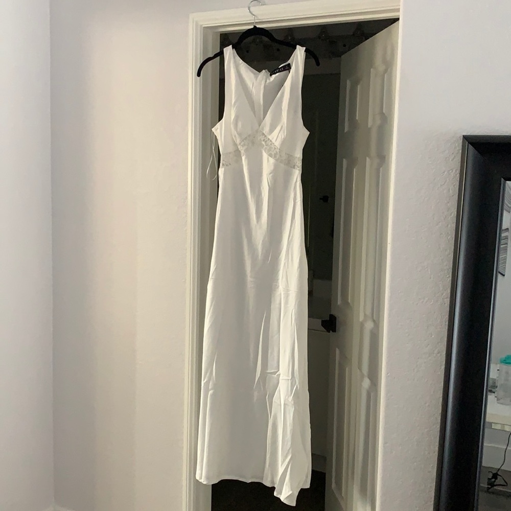 White long dress